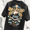 BALMAIN 260g Crew Neck Short Sleeve T-Shirt Embroidered Small Letter Logo Saint Warrior Brand Print Design