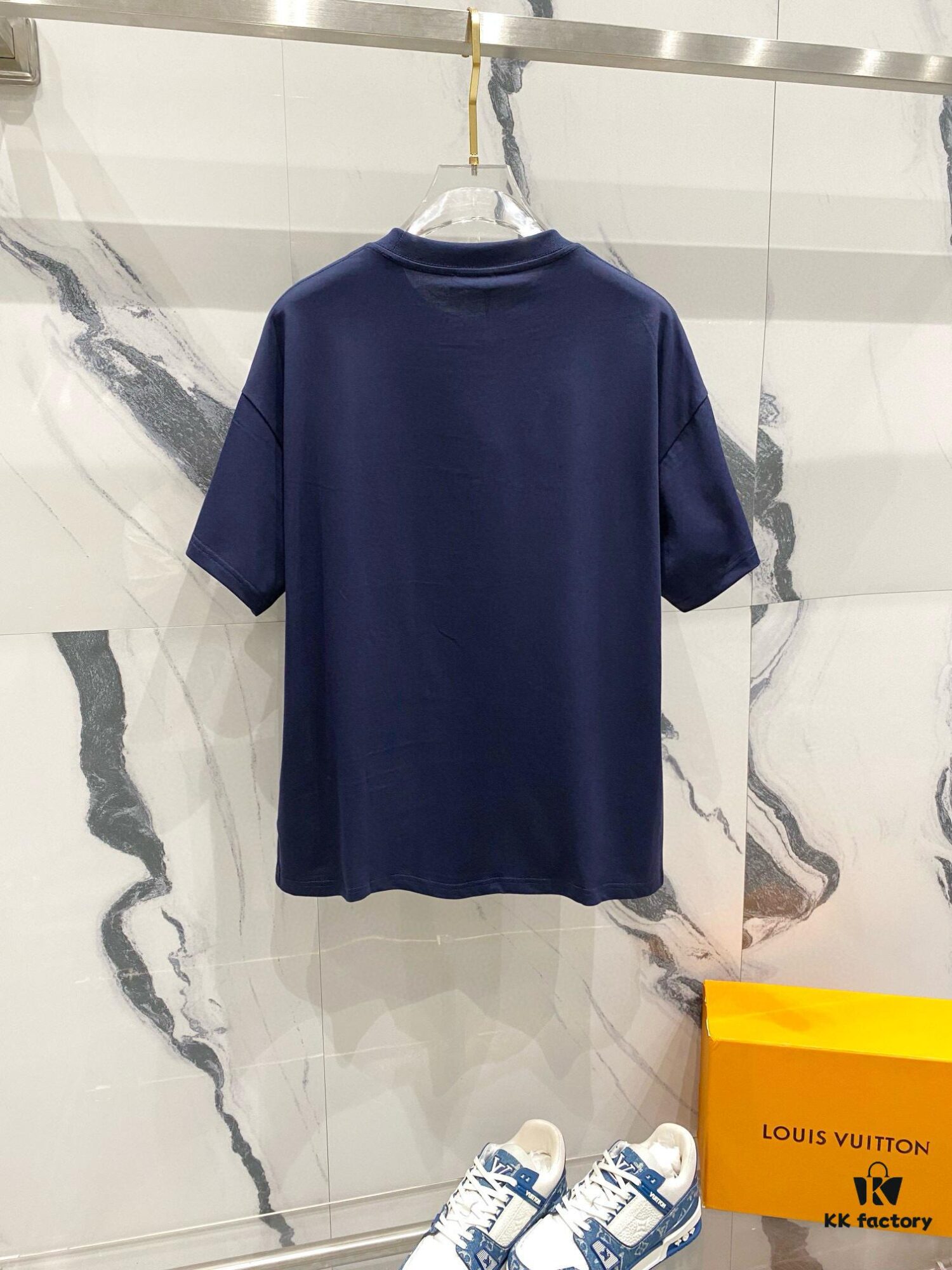 BALMAIN Men's 260g Crew Neck Short Sleeve T-Shirt with Minimalist Silicone Logo