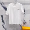 BALMAIN 260g Crew Neck Short Sleeve T-Shirt with Minimalist Silicone Logo