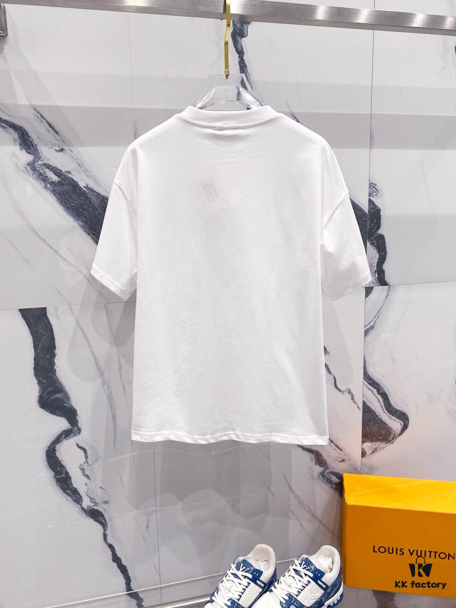 BALMAIN 260g Crew Neck Short Sleeve T-Shirt with Minimalist Silicone Logo