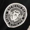 BALMAIN 260g Crew Neck Short Sleeve T-Shirt with Angel Shield and Letter Logo Print