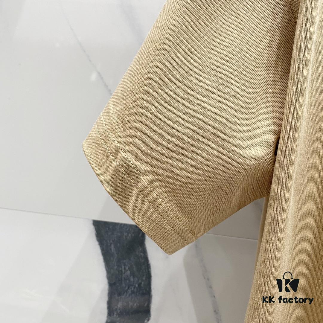 BALMAIN 260g Crew Neck Short Sleeve T-Shirt with Reflective 3M Logo