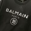 BALMAIN 260g Crew Neck Short Sleeve T-Shirt with Reflective 3M Logo