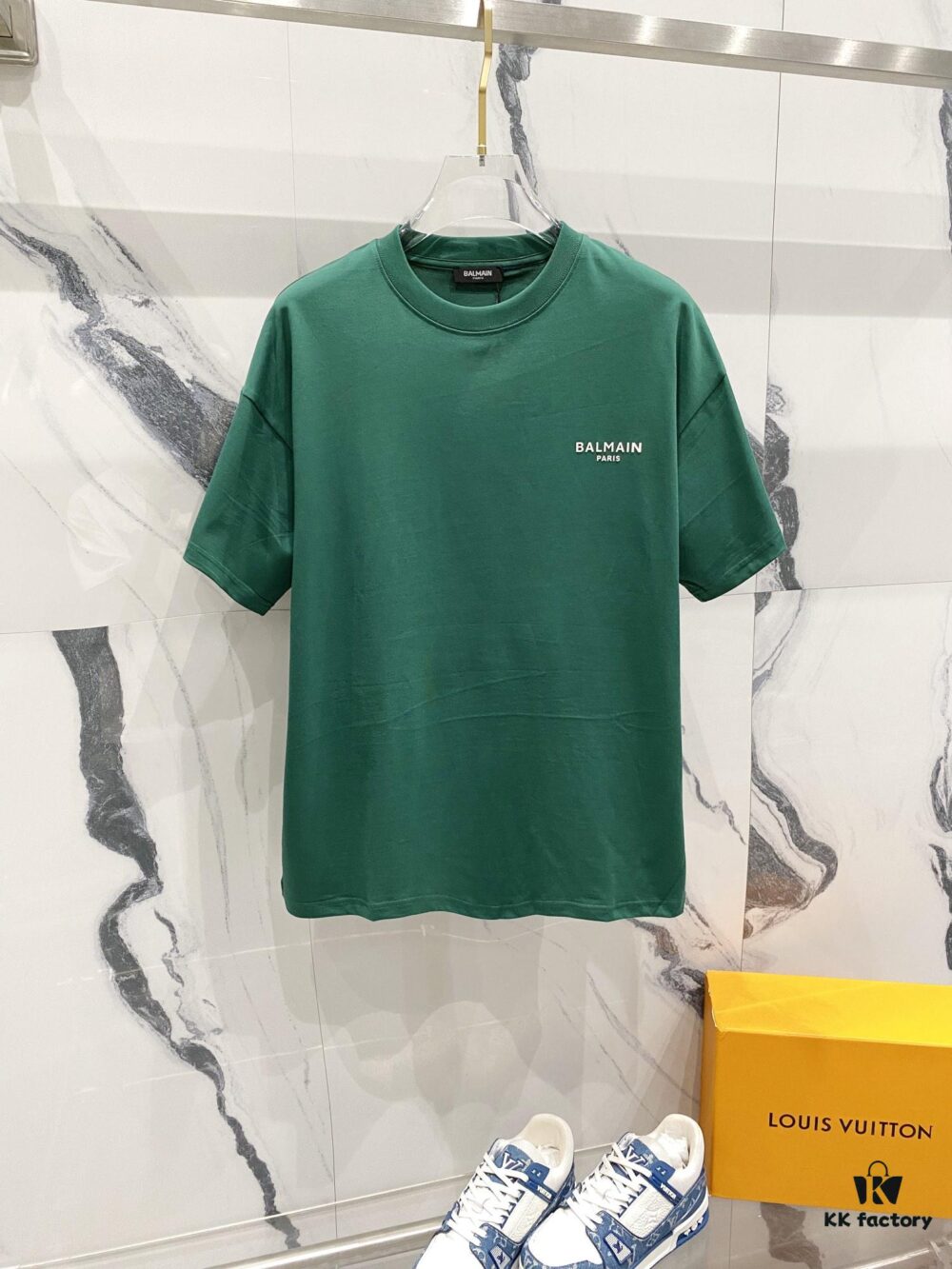 BALMAIN Crew Neck Short Sleeve T-Shirt 260g