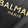 BALMAIN 260g Crew Neck Short Sleeve T-Shirt with Classic Gold Foil Logo Print