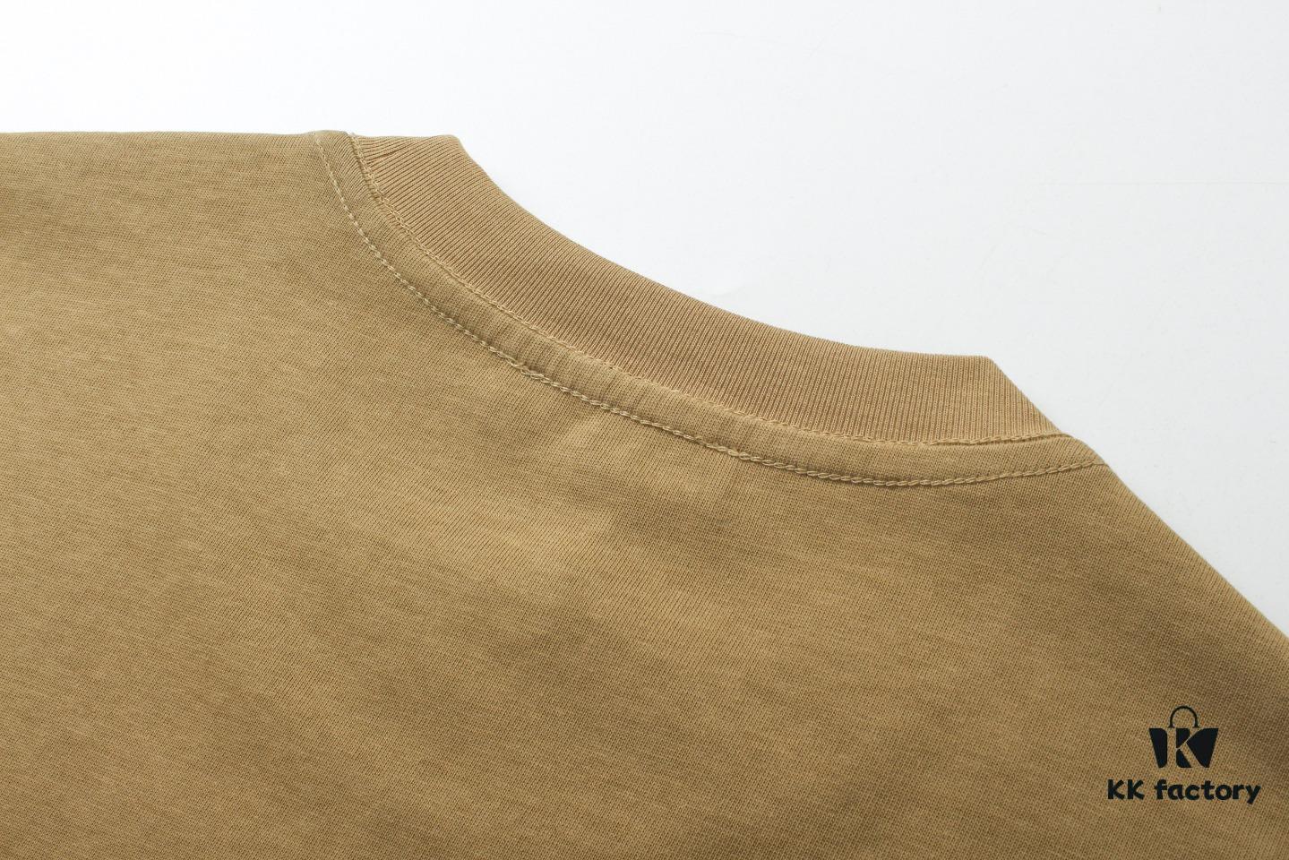 BALMAN Round Neck Short Sleeve T-Shirt with Minimalist 3D Letter Print Logo