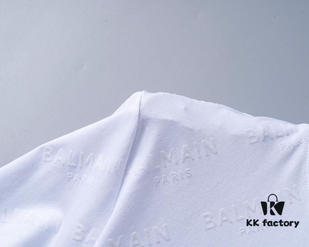 2025 New Arrival T-Shirt, All-Over Flocked Print, Exquisite Craftsmanship, Official Website Synchronized, Classic Fashionable and Versatile