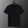 2025 New Arrival T-Shirt with All-Over Flocking Print, Exquisite Craftsmanship, Synchronized with Official Website, Classic and Stylish for Versatile Pairing