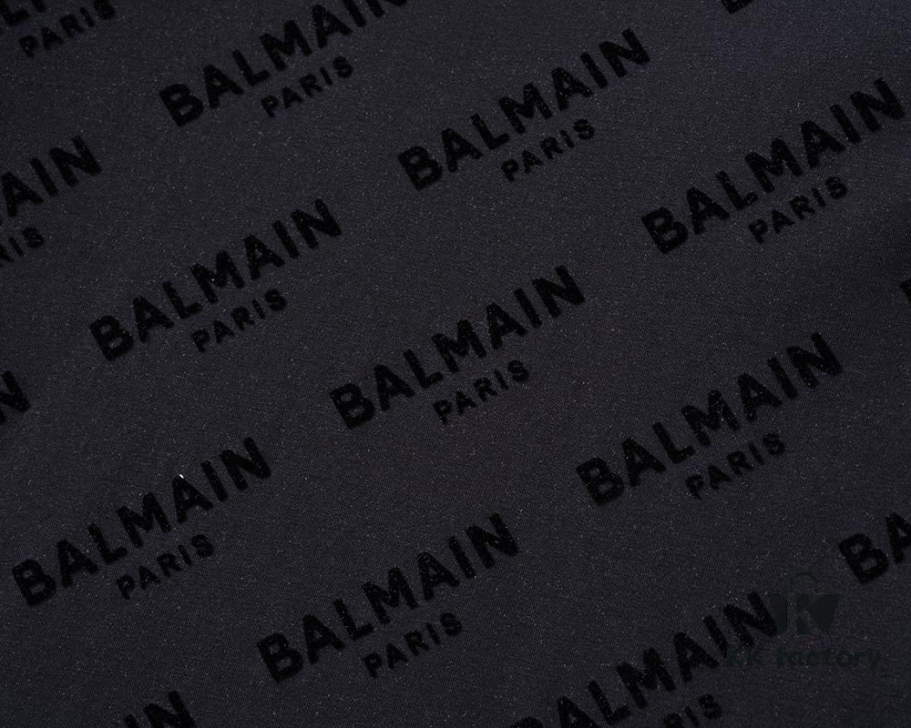 2025 New Arrival T-Shirt with All-Over Flocking Print, Exquisite Craftsmanship, Synchronized with Official Website, Classic and Stylish for Versatile Pairing