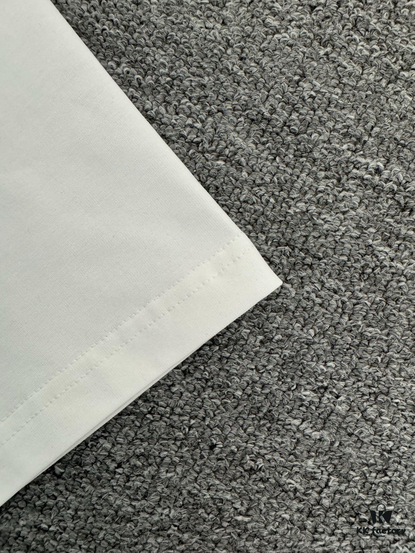 Balmain* Heavyweight 320g Cotton T-Shirt with Logo Print, Breathable Loose-Fit Short-Sleeve Crew Neck Tee