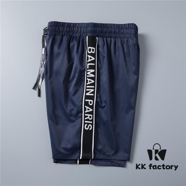 2025 Spring and Summer New Arrival T-Shirt, Men's Crew Neck Classic Logo Beach Shorts Made from Imported Custom Fabric, High-End Quality Exuding Luxury