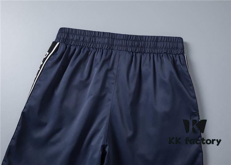 2025 Spring and Summer New Arrival T-Shirt, Men's Crew Neck Classic Logo Beach Shorts Made from Imported Custom Fabric, High-End Quality Exuding Luxury