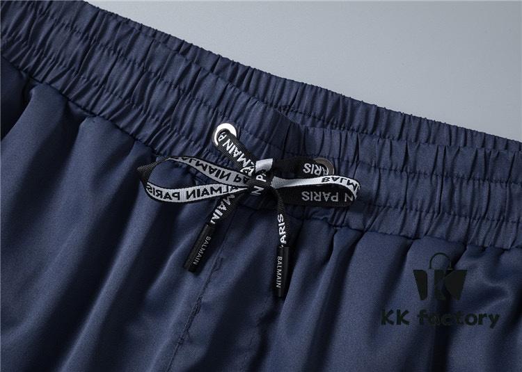 2025 Spring and Summer New Arrival T-Shirt, Men's Crew Neck Classic Logo Beach Shorts Made from Imported Custom Fabric, High-End Quality Exuding Luxury