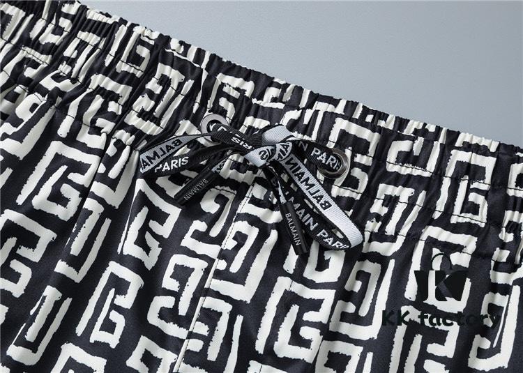 2025 Spring and Summer New Arrival T-Shirt. Men's Crew Neck Classic Logo Beach Shorts Made from Imported Custom Fabric, High-End Quality Exuding Luxury