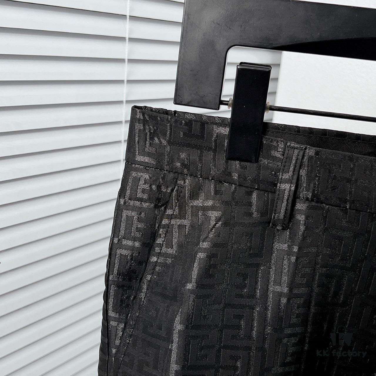 BALMAI* / Balmain Full-Logo Jacquard Patterned Dress Trousers