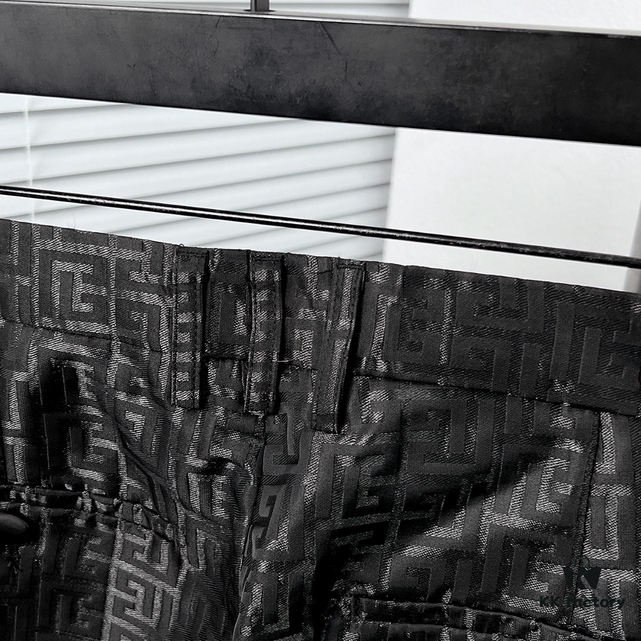 BALMAI* / Balmain Full-Logo Jacquard Patterned Dress Trousers