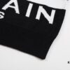 Balmain BALMAIN Letter Logo Striped Knit Sweater Woolen Pullover