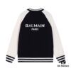 Balmain BALMAIN 2024 Autumn/Winter New Arrival Sweater with Classic Logo Jacquard on Back