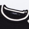 Balmain BALMAIN 2024 Autumn/Winter New Arrival Sweater with Classic Logo Jacquard on Back