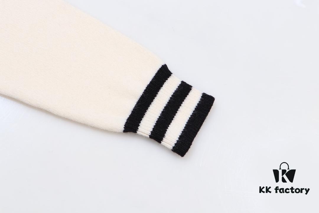 Balmain BALMAIN 2024 Autumn/Winter New Arrival Sweater with Classic Logo Jacquard on Back