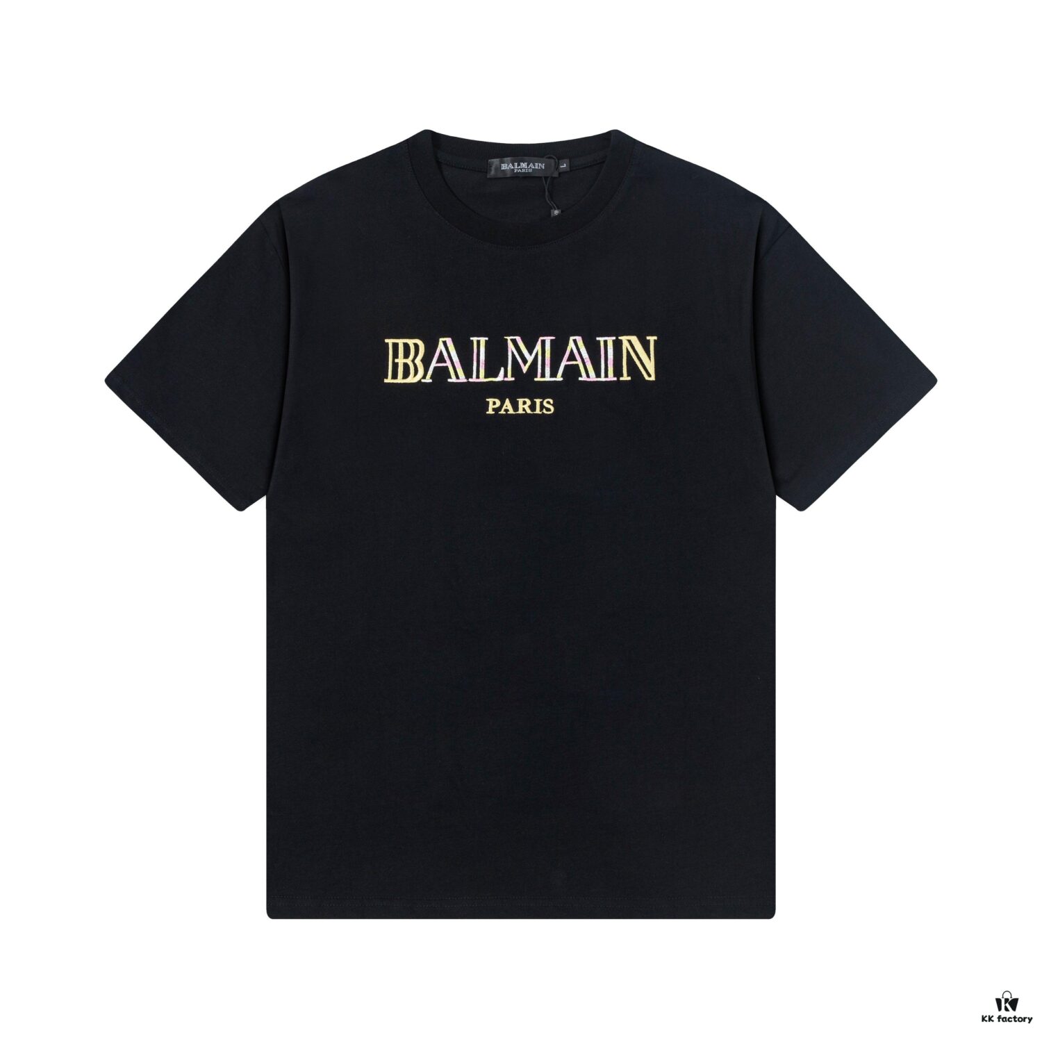BALMAIN∽2025 Spring-Summer New Collection T-Shirt, 250g Pure Cotton Fabric, Thousands of Embroidery Stitches, Stylish and Handsome Design