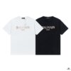BALMAIN∽2025 Spring-Summer New Collection T-Shirt, 250g Pure Cotton Fabric, Thousands of Embroidery Stitches, Stylish and Handsome Design