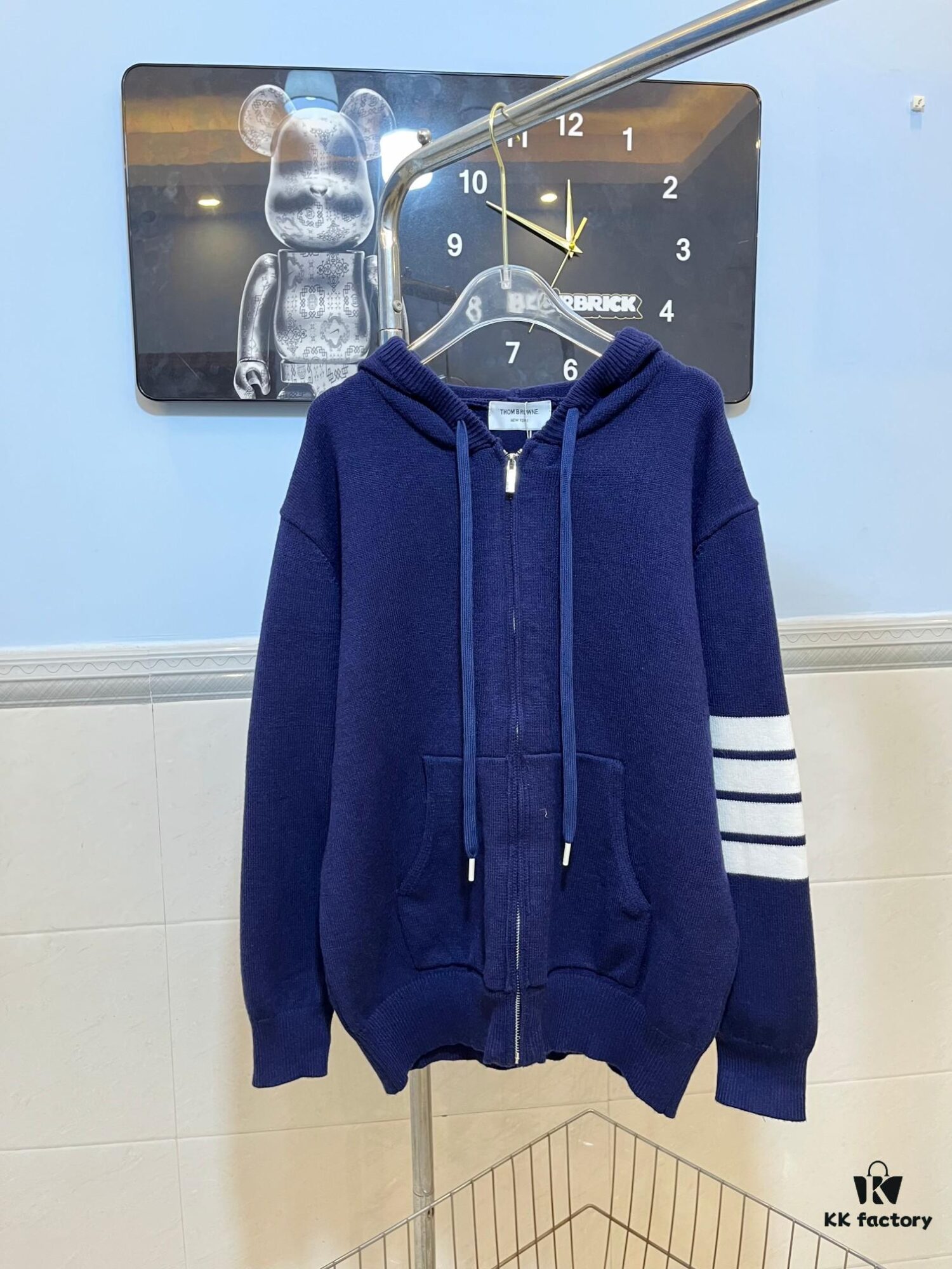 2024 SS TB/FW Back Sailboat Wool Zip-Up Hoodie