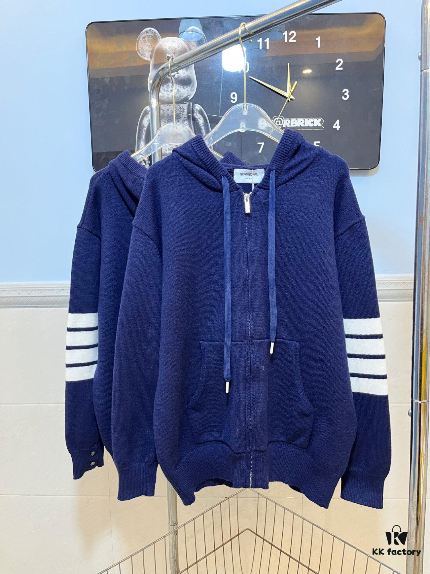 2024 SS TB/FW Back Sailboat Wool Zip-Up Hoodie