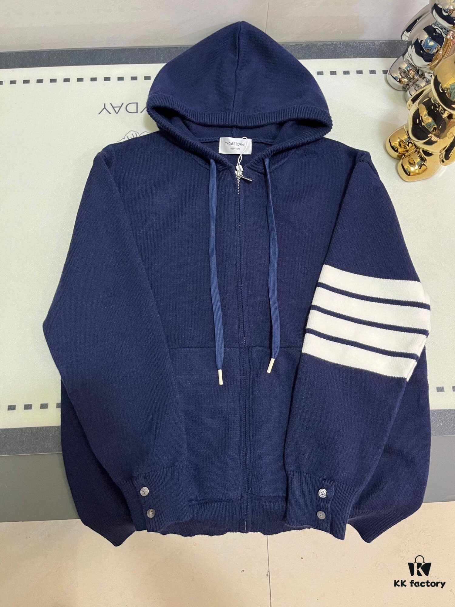 2024 SS TB/FW Back Sailboat Wool Zip-Up Hoodie