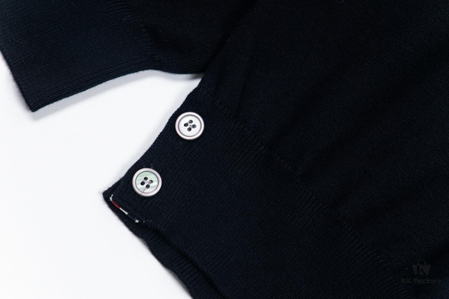 Thom Browne Classic TB Four-Stripe Crew Neck Knit Casual Sweater Top