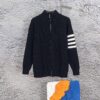 THOM BROWNE Tom TB Classic Four-Bar Stripe Knit Jacket Unisex Style