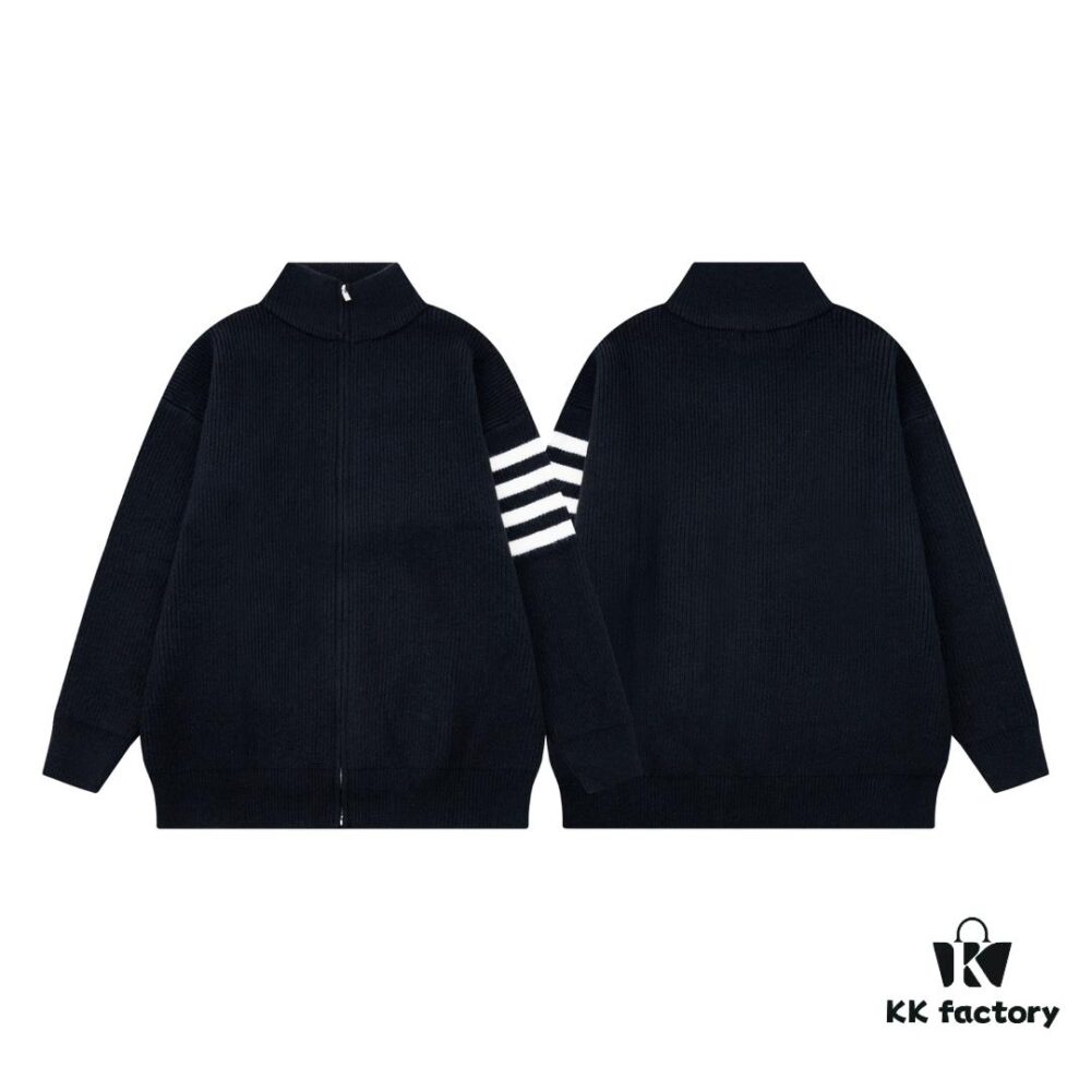 THOM BROWNE Tom TB Classic Four-Striped Knit Jacket for Couples