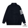 THOM BROWNE Tom TB Classic Four-Striped Knit Jacket for Couples