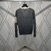 TB 2025 SS New Arrival Four-Stripe Single-Breasted V-Neck Cashmere Sweater