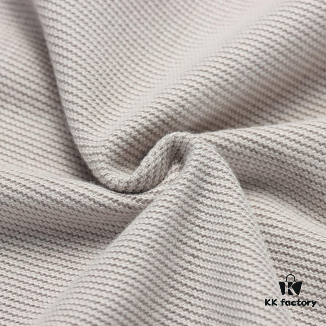 Thom Browne TB Ripple Four-Bar Leather-Pressed Cotton Short-Sleeve Polo Shirt