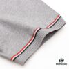 THOM BROWNE / Tom Brown TB Red Stripe Woven Crew Neck Short Sleeve T-Shirt