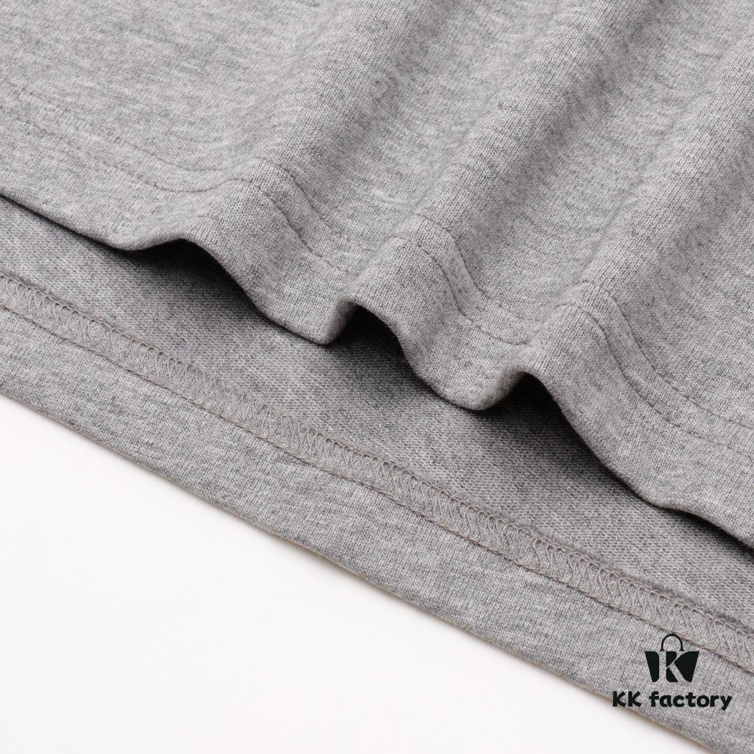 THOM BROWNE / Tom Brown TB Red Stripe Woven Crew Neck Short Sleeve T-Shirt