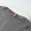 THOM BROWNE TB 24 Pre-Spring Collection Color-Blocked Collar Short-Sleeve Polo Shirt