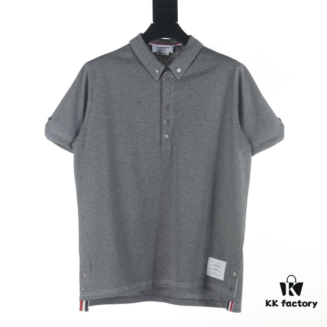 Thom Browne TB 25 New Arrival Color-Contrast Stitch Short-Sleeve Polo Shirt
