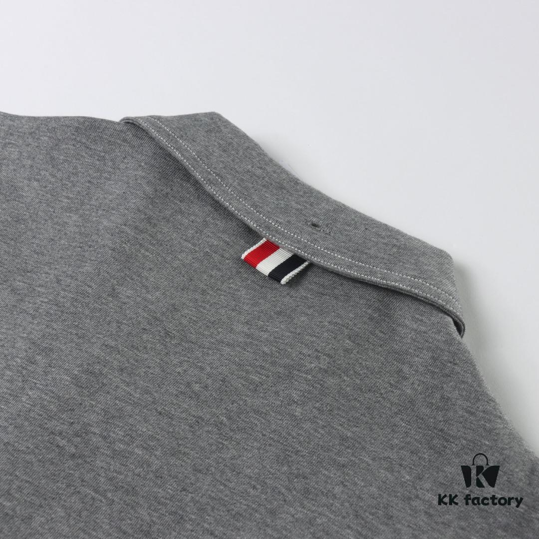 Thom Browne TB 25 New Arrival Color-Contrast Stitch Short-Sleeve Polo Shirt