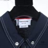 Thom Browne TB 25 New Arrival Short-Sleeve Polo Shirt with Color-Contrast Topstitching