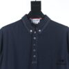 Thom Browne TB 25 New Arrival Short-Sleeve Polo Shirt with Color-Contrast Topstitching