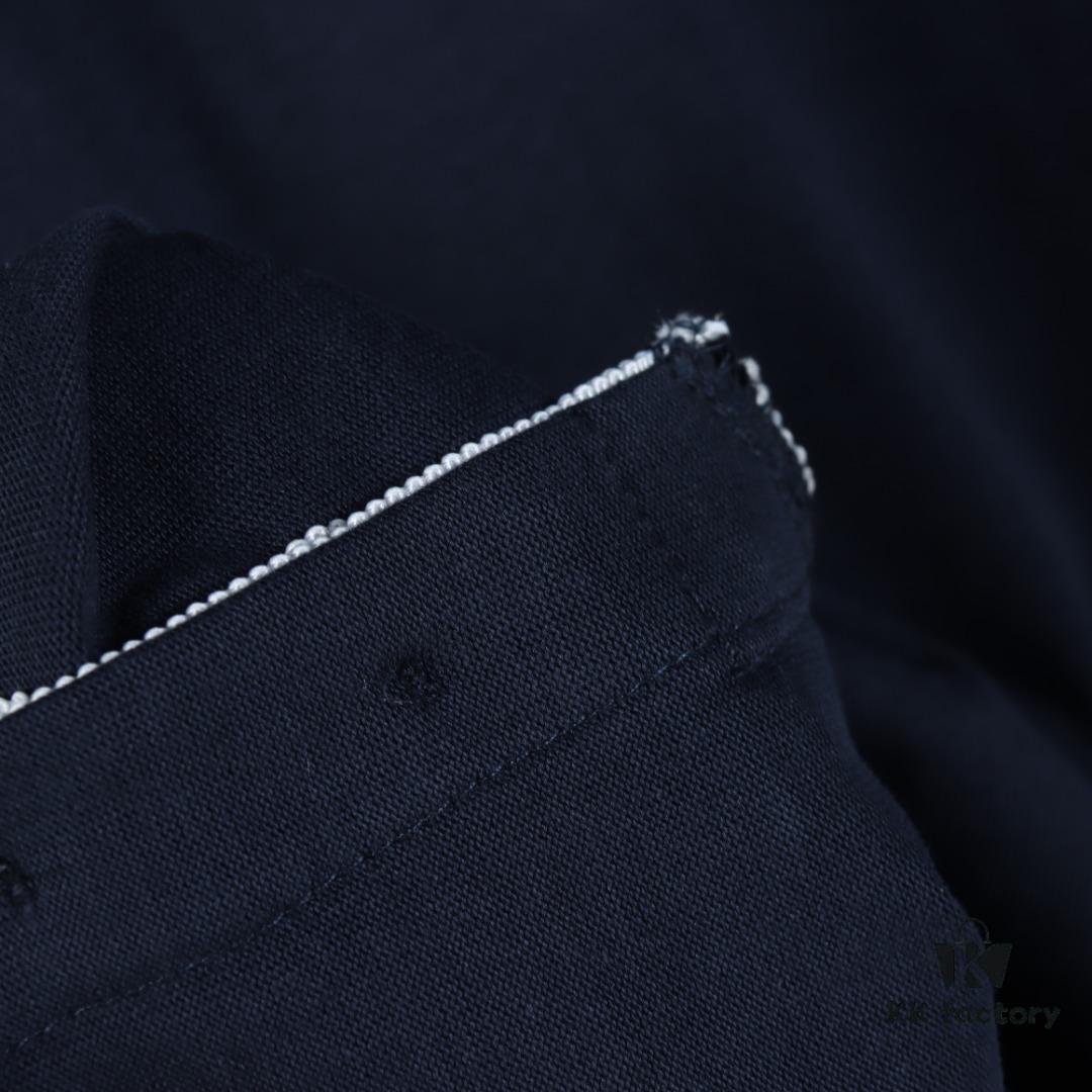 Thom Browne TB 25 New Arrival Short-Sleeve Polo Shirt with Color-Contrast Topstitching