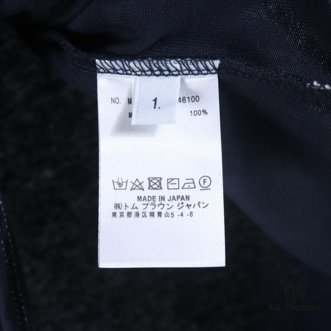 Thom Browne TB 25 New Arrival Short-Sleeve Polo Shirt with Color-Contrast Topstitching