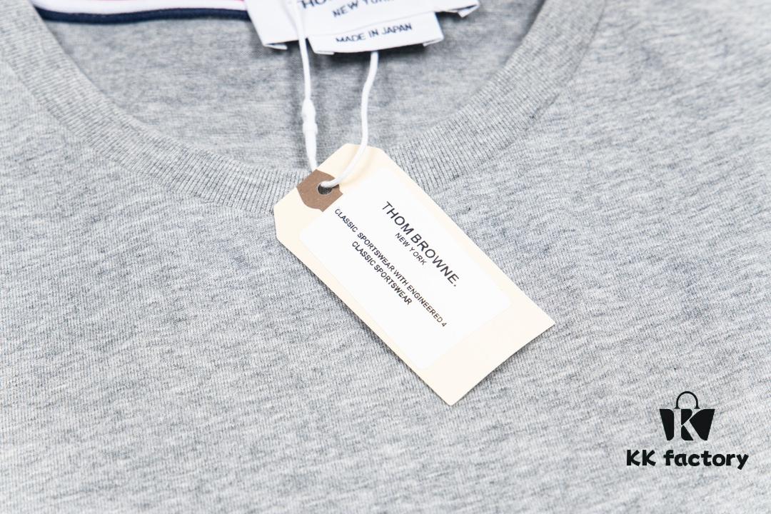 THOM BROWNE 24SS TB Dog Embroidered Short Sleeve T-Shirt