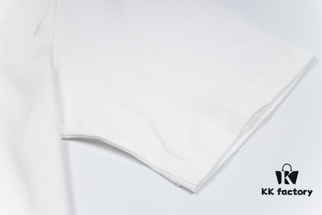 THOM BROWNE 24SS TB Dog Embroidered Short Sleeve T-Shirt Inspired by 1980s Retro Style