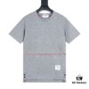 THOM BROWNE 24SS TB Solid Color Webbing Short Sleeve