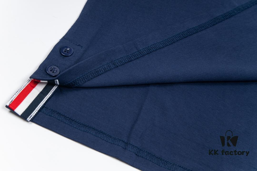 THOM BROWNE TB 24FW Sailboat Print Short-Sleeve T-Shirt