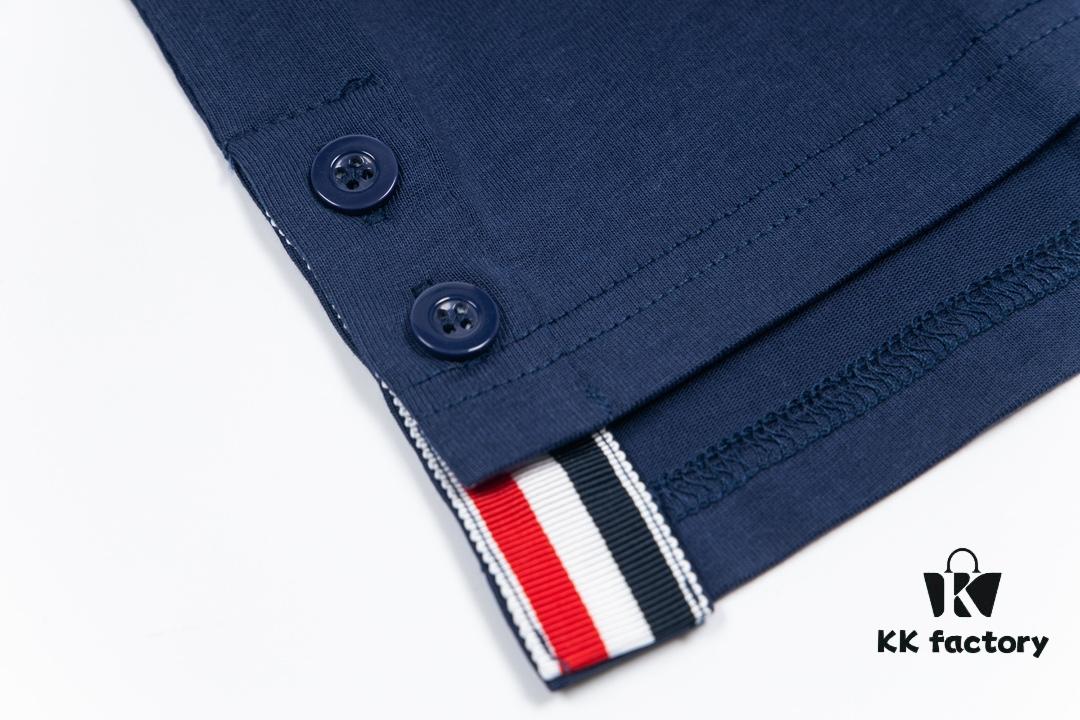 THOM BROWNE TB 24FW Sailboat Print Short-Sleeve T-Shirt