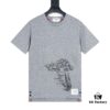 THOM BROWNE TB 24FW Sailboat Print Short Sleeve T-Shirt